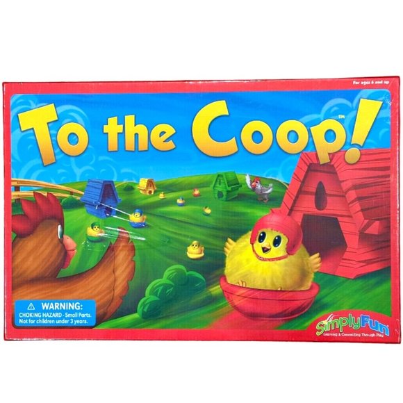 NEW To the Coop Game by SimplyFun Learning Coordination Ages 6+ 2016 Chickens!! - Picture 1 of 9